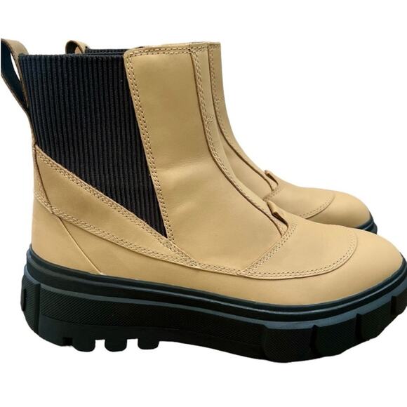 NWOT Sorel Caribou X Women’s Chelsea Waterproof Boot in Canoe, Jet – Sz 9.5 - Picture 3 of 5